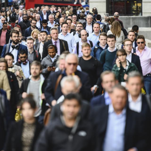 People walking