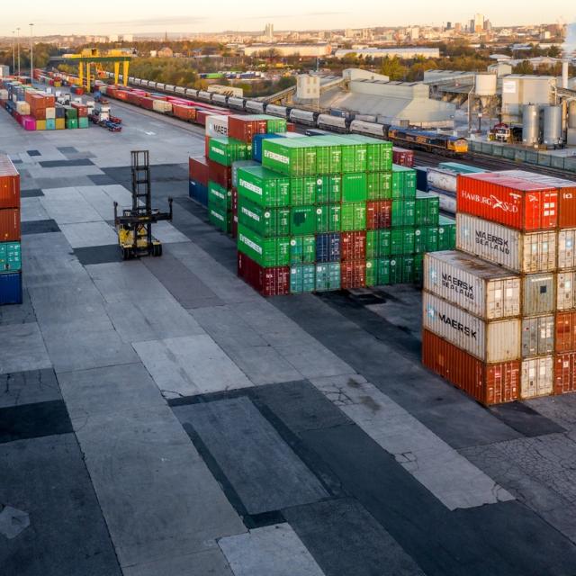 Image of freight containers