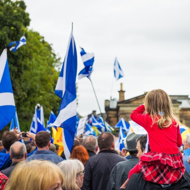 Image of Scottish independence march