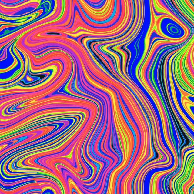 A colorful marble pattern with psychedelic theme