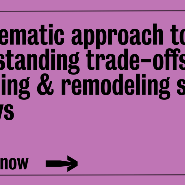 A systematic approach to understanding trade-offs when designing & remodeling social surveys