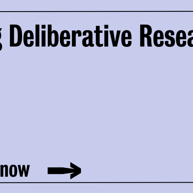 Taking Deliberative Research Online