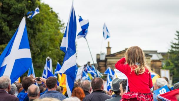 Image of Scottish independence march