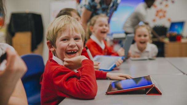 Children at nursery school.