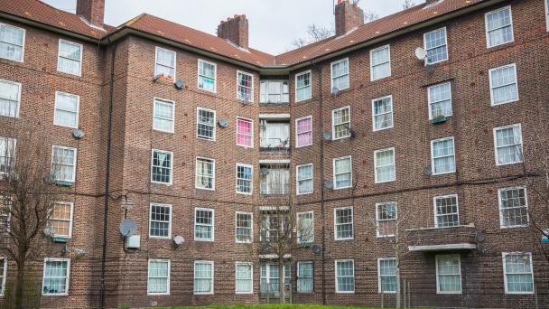 Council housing flats