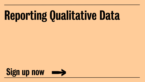 Reporting Qualitative Data