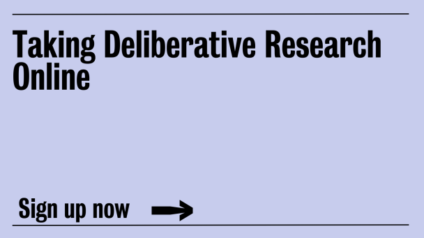 Taking Deliberative Research Online